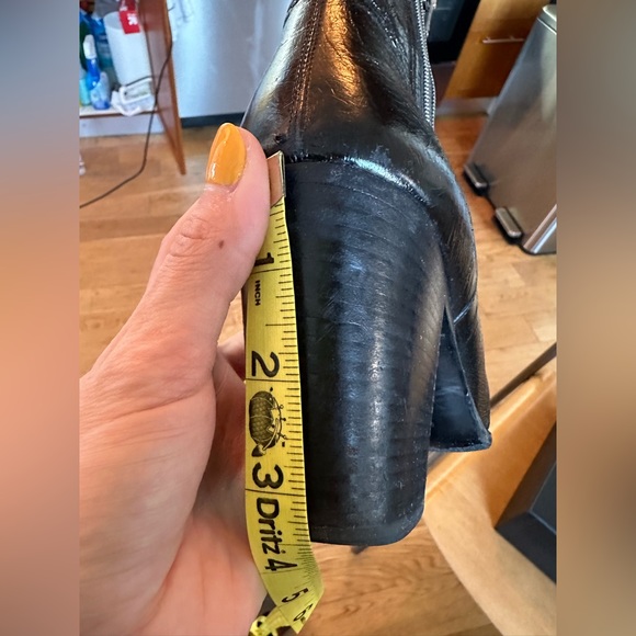 Yves Saint Laurent Black Ankle Boots, Size 37 - Picture 11 of 14